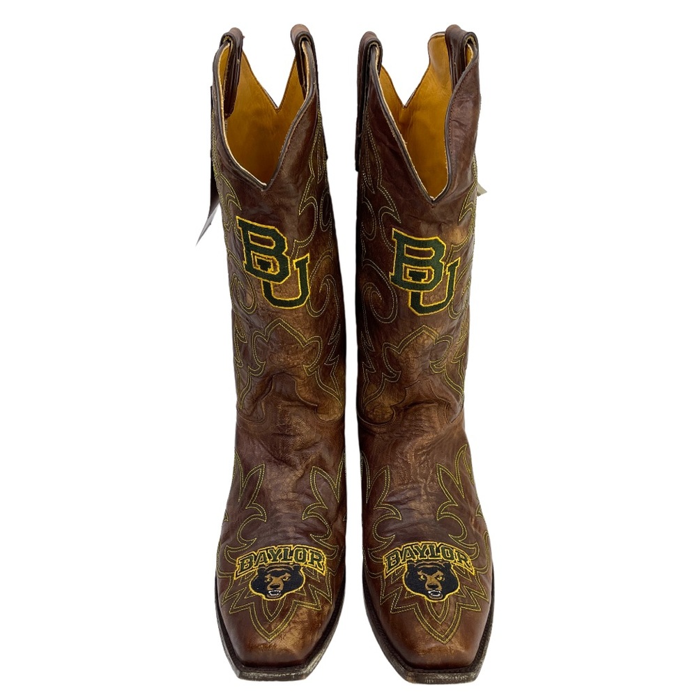 GAMEDAY BOOTS Baylor University Bears NEW Embroidered Cowboy Boots Size 13